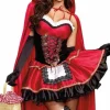 Dreamgirl 2 Pce Little Red Riding Hood Costume