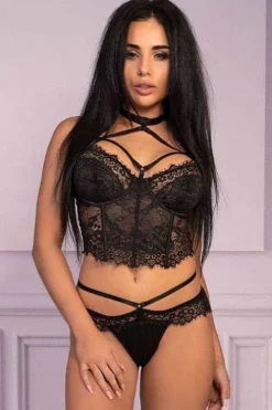 Livia Corsetti Morandina Black Bra Set