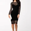 Mesh Dress Black