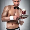 Passion Waiter Brief with Cuffs and Bow Tie