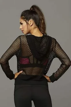 Seven Til Midnight Netting Hoodie